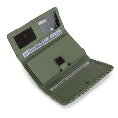 Wrangler Whipstitch Wristlet Wallet - Green