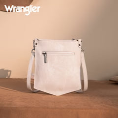 Wrangler "W" Stitch Water Repellent Denim Pocket Crossbody - Beige