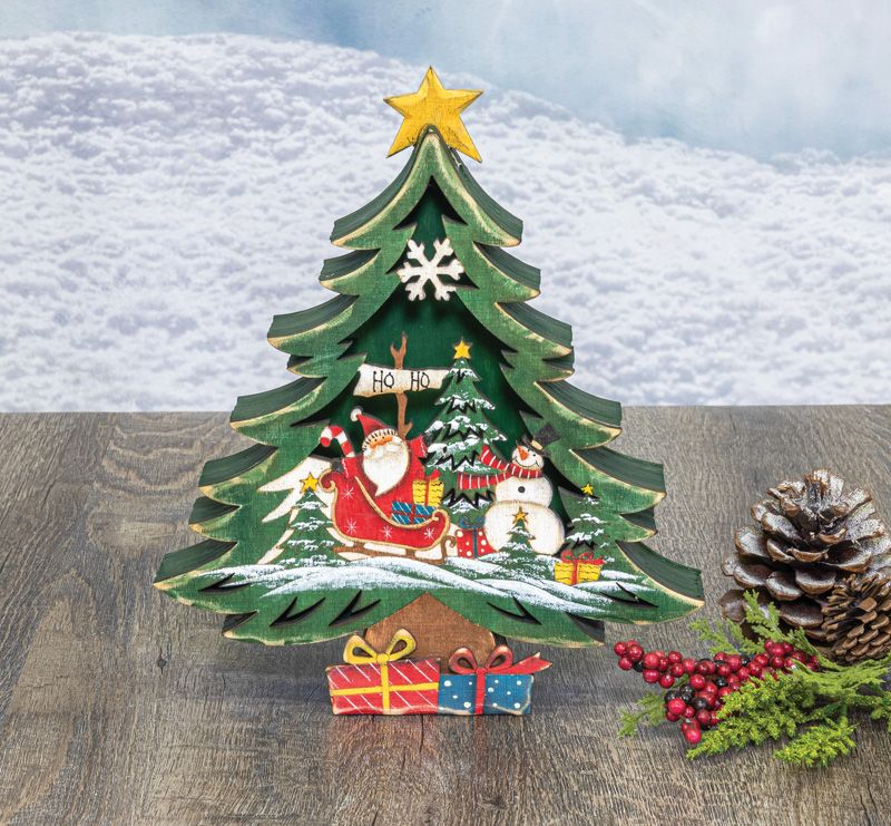 Santa's Wonderland Adventure Tabletop Tree