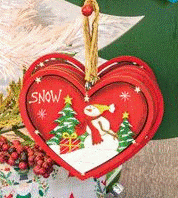 Holiday Heart Ornament