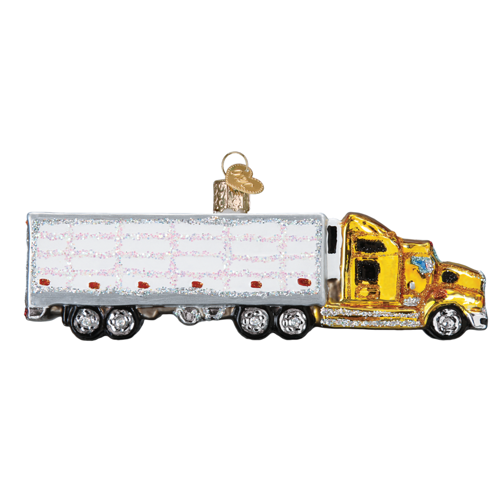 Semi Truck Ornament