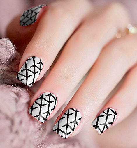Nail Wraps - Barbed Wire