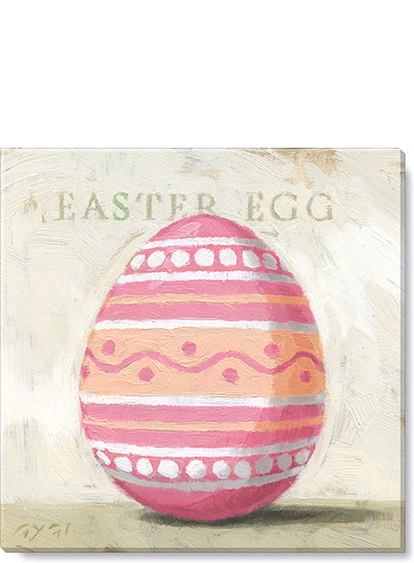Pink Easter Egg Giclee Wall Art