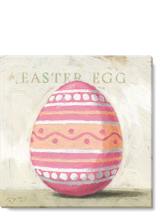 Pink Easter Egg Giclee Wall Art