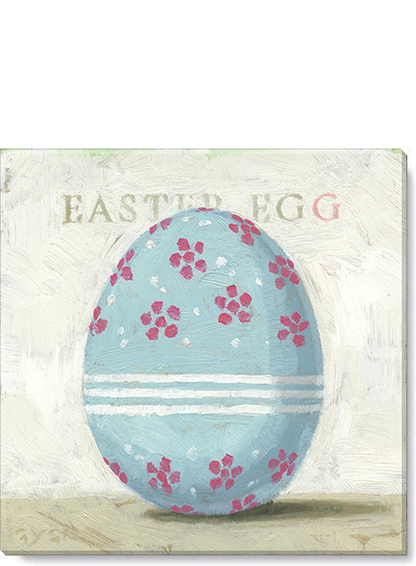 Blue Easter Egg Giclee Wall Art