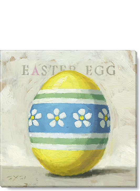 Yellow Easter Egg Giclee Wall Art