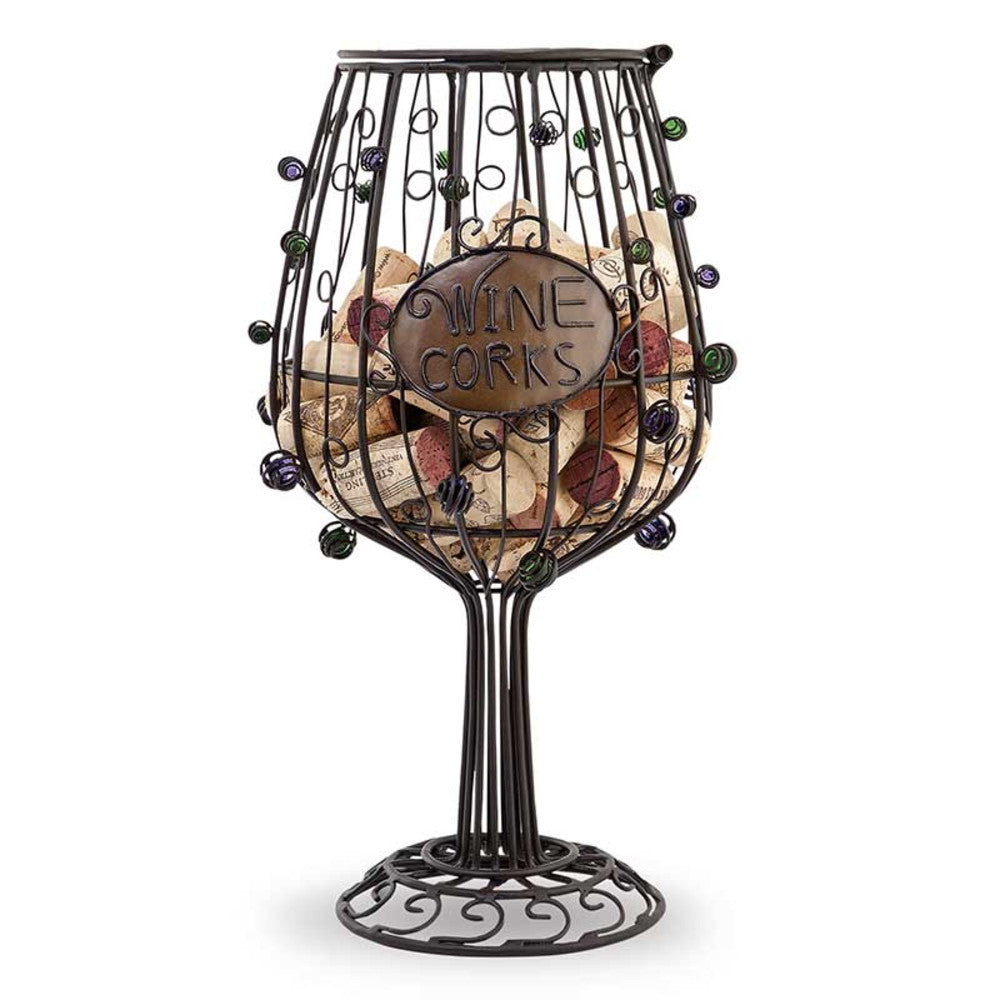 Cork Cage Wine Glass