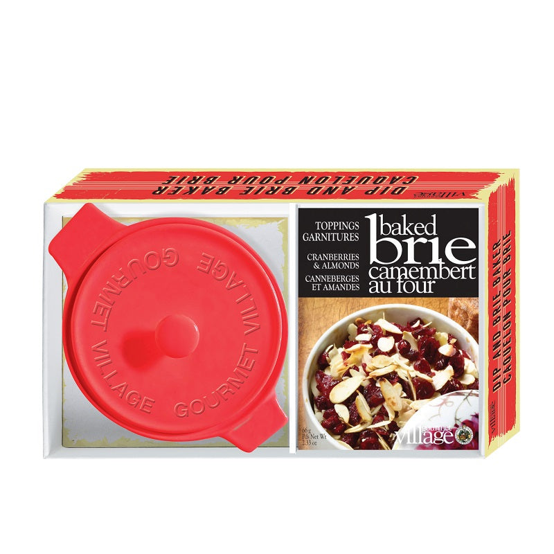 Red Brie Baker Gift Set Kit With Cranberry Almond Topping