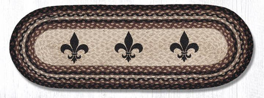 Fleur-de-Lis Oval Patch Runner