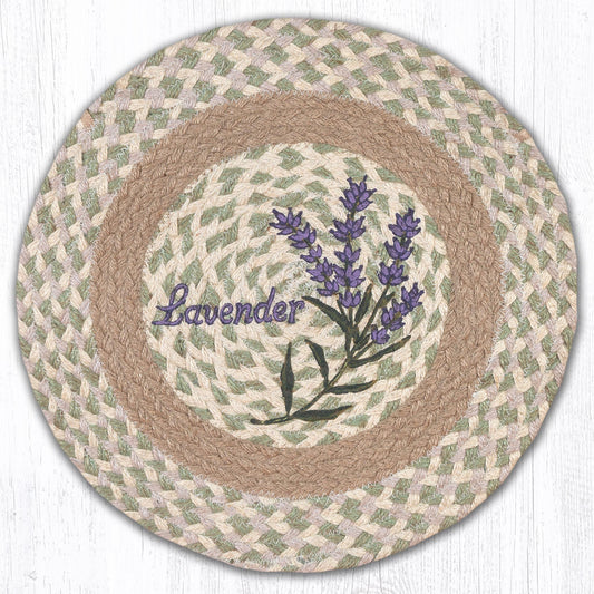 Lavender Round Place Mat