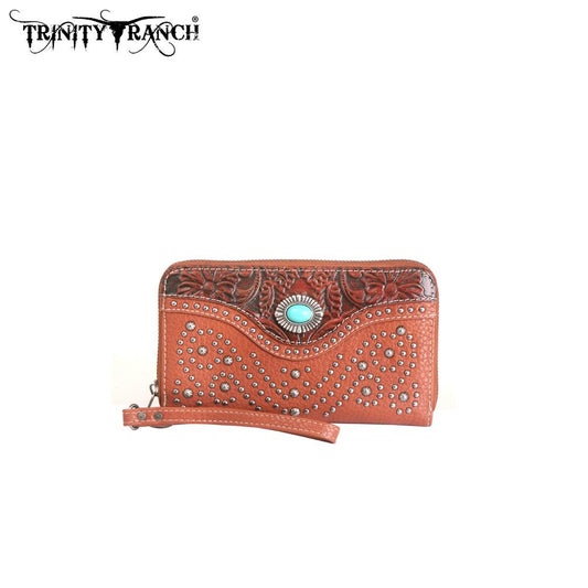 Trinity Ranch Tooled Design Wallet