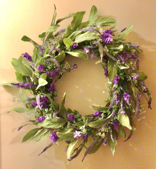 Lavender Spring Wreath