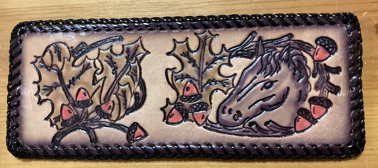 Embossed Leather Wallet