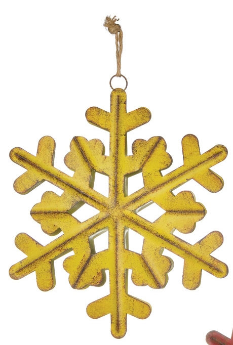 Metal Snowflake Ornament